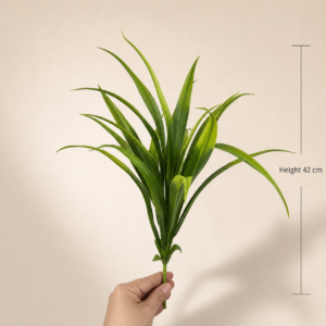 Artificial Chlorophytum Grass Spray | Faux Spider Plant Leaves for Home & Wedding