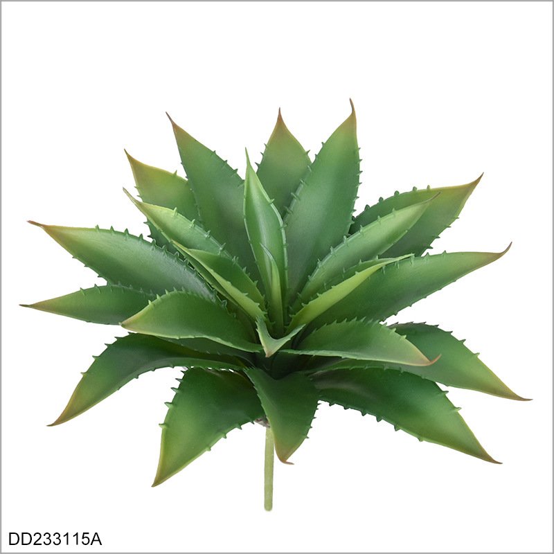 Wholesale Potted Artificial Aloe Vera Plant | 21-Leaf Faux Succulent - Image 6