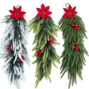 Artificial Pine Needle Garland | Knox Pine Christmas Rattan Vine