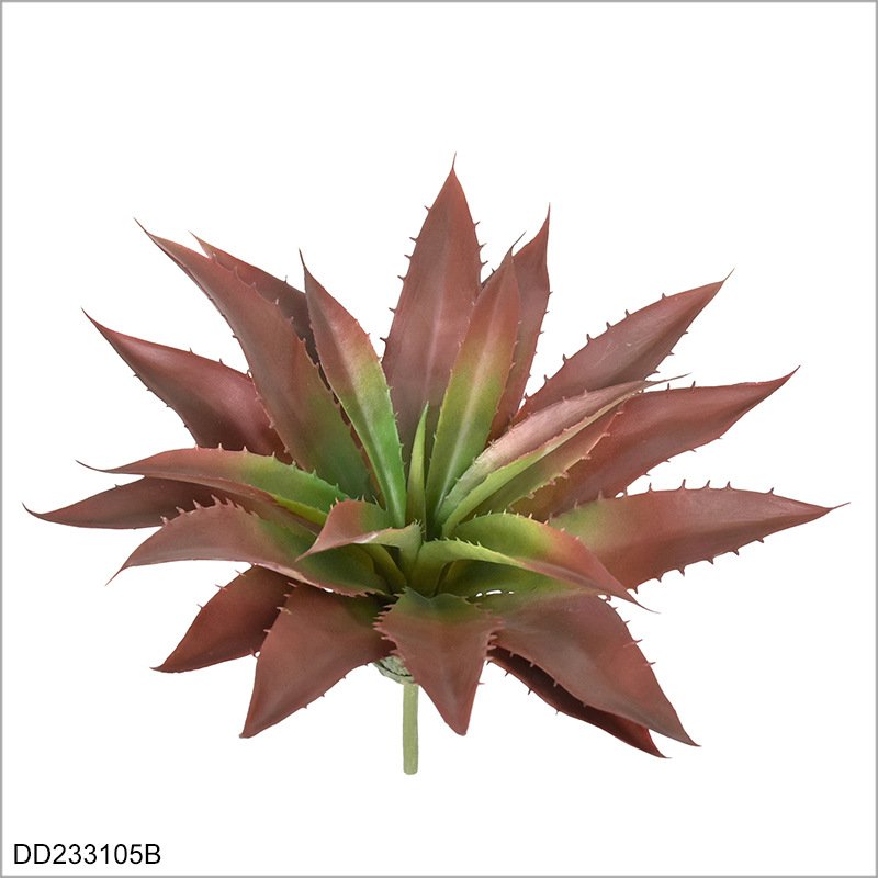 Wholesale Potted Artificial Aloe Vera Plant | 21-Leaf Faux Succulent - Image 5
