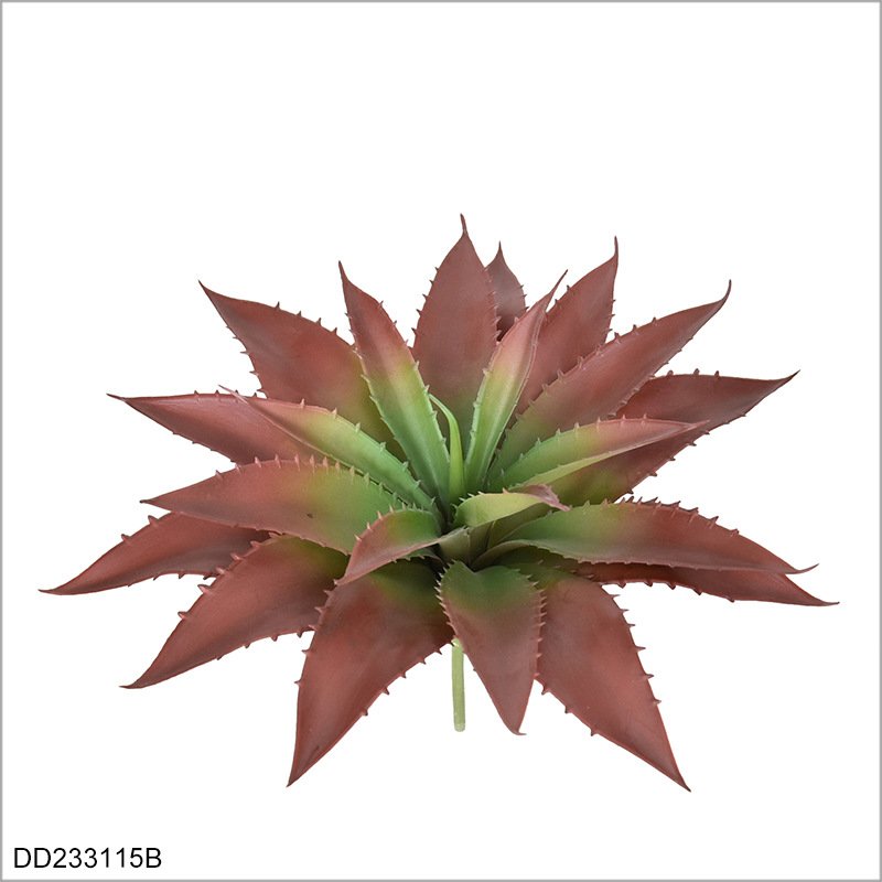 Wholesale Potted Artificial Aloe Vera Plant | 21-Leaf Faux Succulent - Image 7
